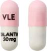 DILANTIN 30 mg pink and white capsule