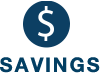 Savings mobile icon