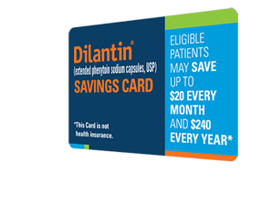 Dilantin Savings card